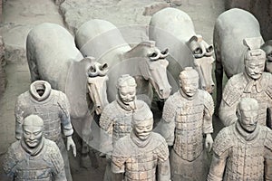 Terracotta Army Soldiers Horses, Xian China Travel