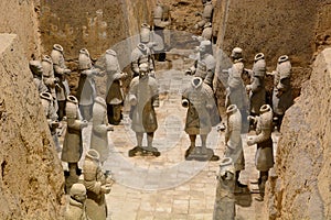 Terracotta army. Xi'An. Shaanxi province. China