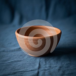 Fabric backdrop has a soft slightly crumpled texture adding depth to the