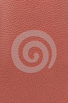 terracotta genuine calfskin. leather texture background