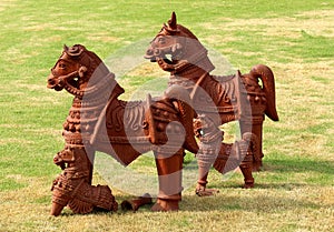 Terracotta horses