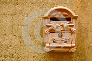 Terracotta mailbox photo