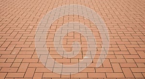Terracotta Paver Pattern Background