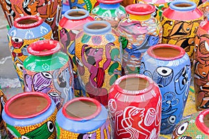 Terracotta pots, Indian handicrafts fair at Kolkata