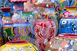 Terracotta pots, Indian handicrafts fair at Kolkata