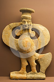 Terracotta siren of the 7th-6th c BC.