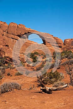 Terracotta Skyline Arch in Arches National Park