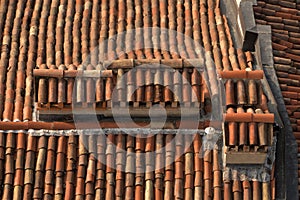 Terracotta tiles of Bergamo