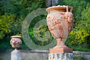 Terracotta vase