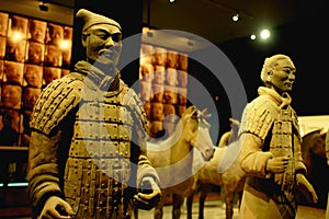 Terracotta warriors and horses