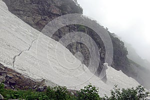 Terrain on Mount Shirouma in the Japan Alps