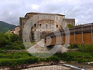 Terrarossa Castle on the Via Francigena, Italy photo
