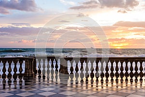 The Terrazza Mascagni is a belvedere in Leghorn, Italy