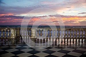 The Terrazza Mascagni is a belvedere in Leghorn, Italy