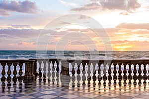 The Terrazza Mascagni is a belvedere in Leghorn, Italy