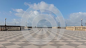 The Terrazza Mascagni in the Tuscan city of Livorno, Italy.