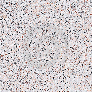 Terrazzo floor, marble surface