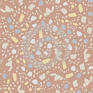 Terrazzo pattern. Vector illustration Background for print home decor, interior, fabric, textile, paper