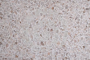Terrazzo polished stone floor and wall pattern and color surface marble and granite stone, material for decoration background photo