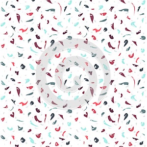 Terrazzo seamless pattern. Modern fabric texture. Abstract backdrop. Wallpaper.