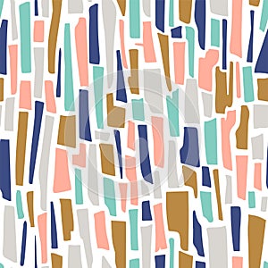 Terrazzo vector seamless pattern. Abstract background with strips. photo