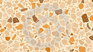 Terrazzo Texture Background in Warm Tones