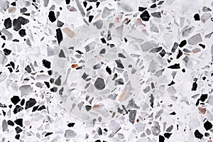 Terrazzo texture old floor abstract background