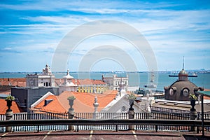 Terreiro do PaÃ§o, seen from the Castle