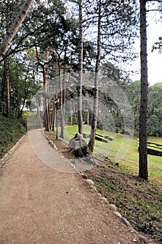 Terrenkur is a therapeutic route in the Kislovodsk National Park, Russia, Europe.