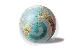 Terrestrial globe photo