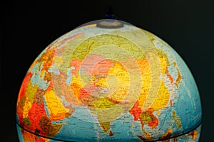 Terrestrial globe photo