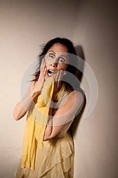 Terrified Woman