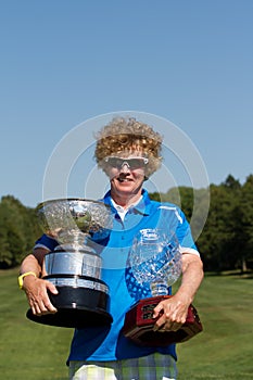 Terrill Samuel with Trophys