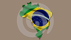 Brazil territory fabric texture photo