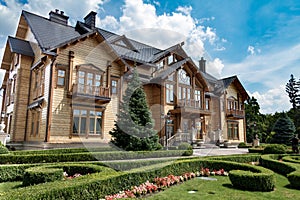 The territory of the estate of Yanukovych
