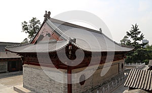 On the territory Giant Wild Goose Pagoda or Big Wild Goose Pagoda