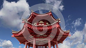 On the territory Giant Wild Goose Pagoda or Big Wild Goose Pagoda, is a Buddhist pagoda located in southern Xian, China