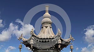 On the territory Giant Wild Goose Pagoda or Big Wild Goose Pagoda, is a Buddhist pagoda located in southern Xian, China