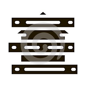 territory of house impassable for people icon Vector Glyph Illustration