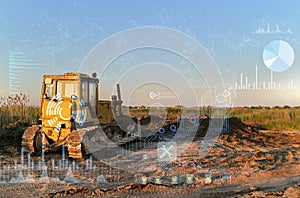 Territory planning with an excavator without the participation of a driver. Modern technologies of artificial intelligence and