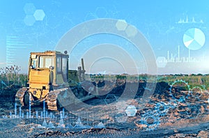 Territory planning with an excavator without the participation of a driver. Modern technologies of artificial intelligence and