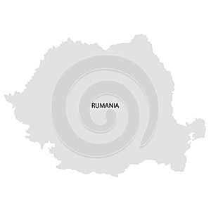 Territory of Rumania. White background. Vector illustration. photo