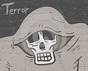 Terror illustration