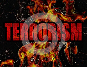 Terrorism Graphic Concept Background