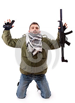 Terrorist give oneself up