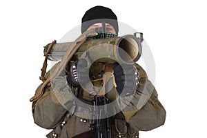 Terrorist with RPG rocket launcher