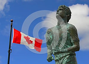 Terry Fox Memorial and Canadian flag | Thunder Bay photo