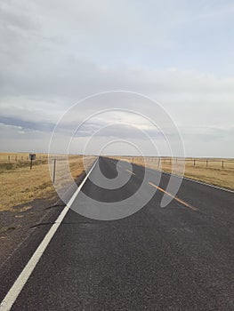Terry ranch road Cheyenne, Wyoming cloudy sky photo