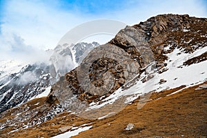 Terskey Ala-Too Mountain Range in Kyrgyzstan photo