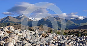 Terskey Alatau mountain range in Tien-Shan photo